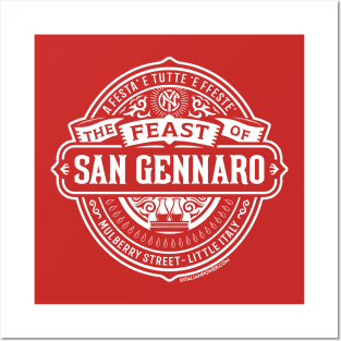 San Gennaro NYC Logo Posters and Art